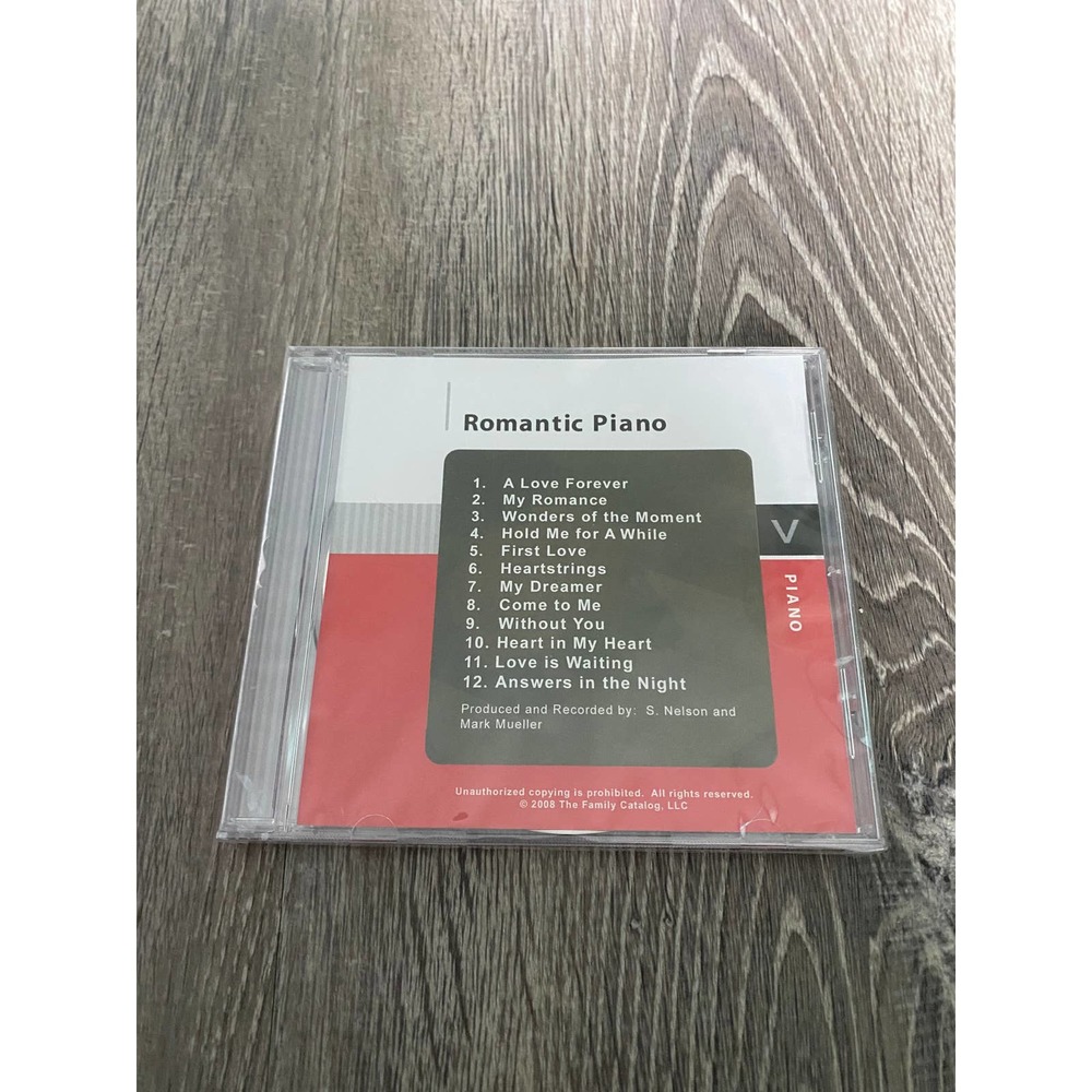 Romantic Piano CD by The Family Entertainment